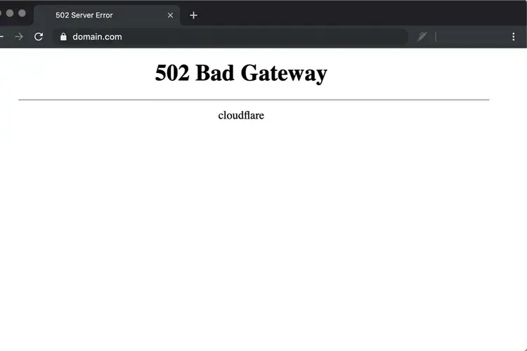 Masalah 502 Bad Gateway pada Situs Web