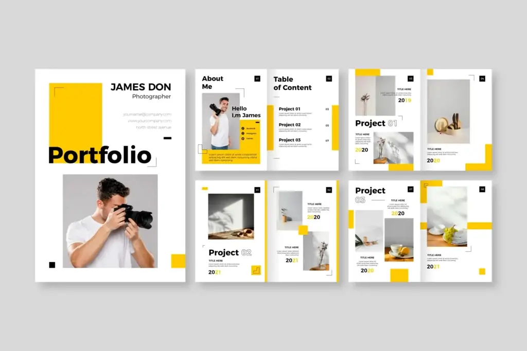 contoh portofolio