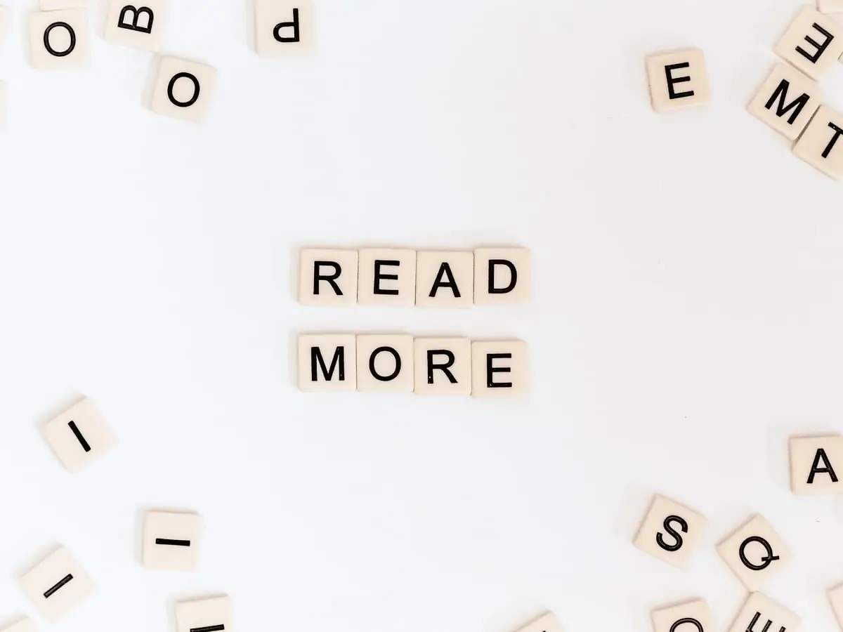 Contoh CTA "read More", artinya "Baca Lebih Lanjut"