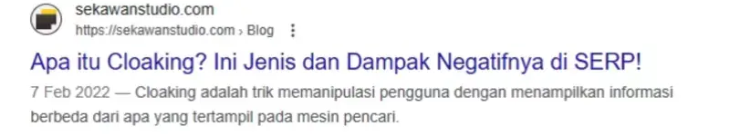 Contoh Meta Description Tidak Lebih dari 155 Karakter