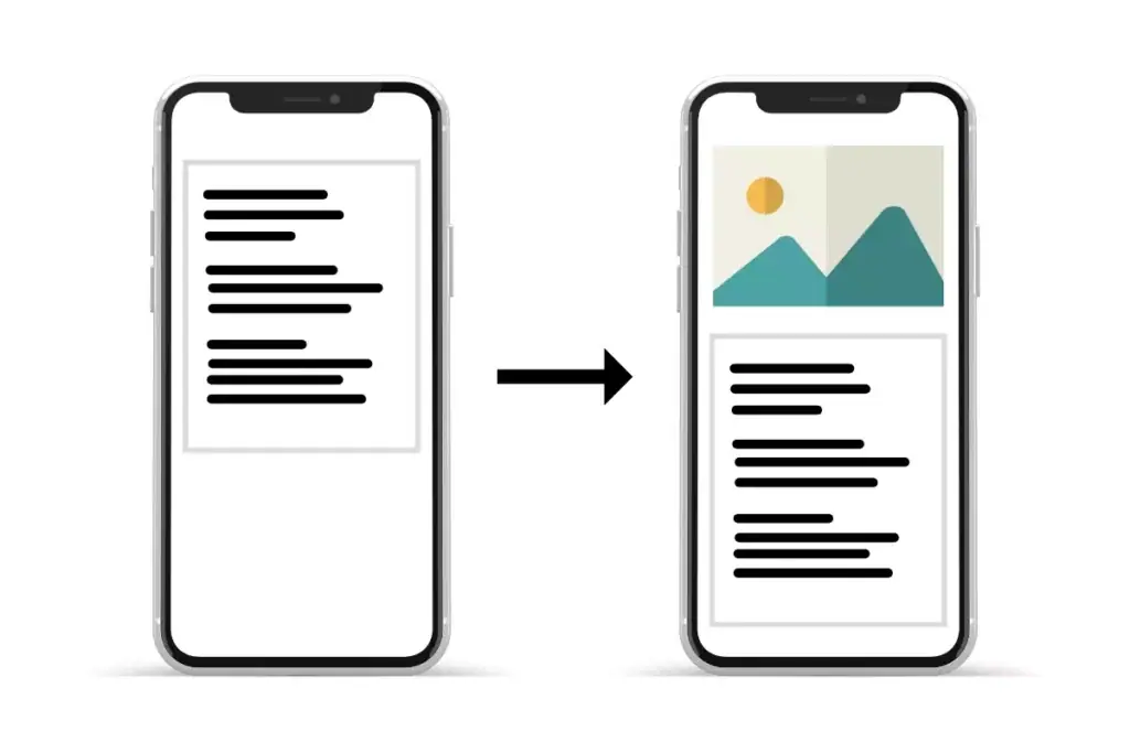 Ilustrasi cumulative layout shift
