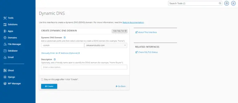 Membuat dns baru di cpanel
