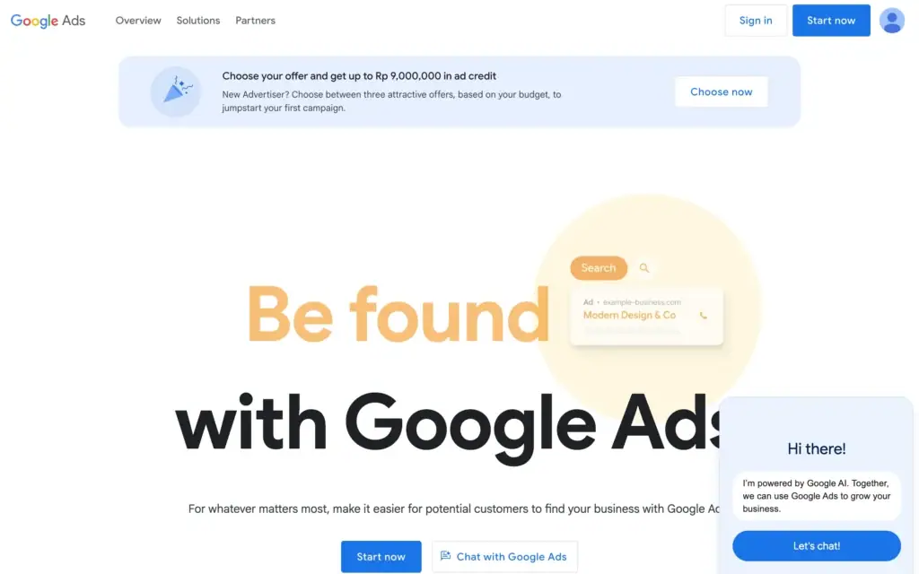 Dashboard Google Ads