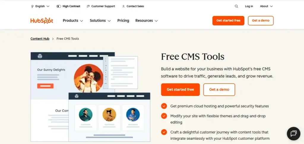 Hub Spot CMS