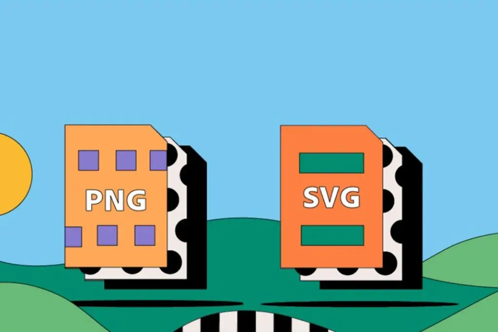 Ilustrasi PNG vs SVG