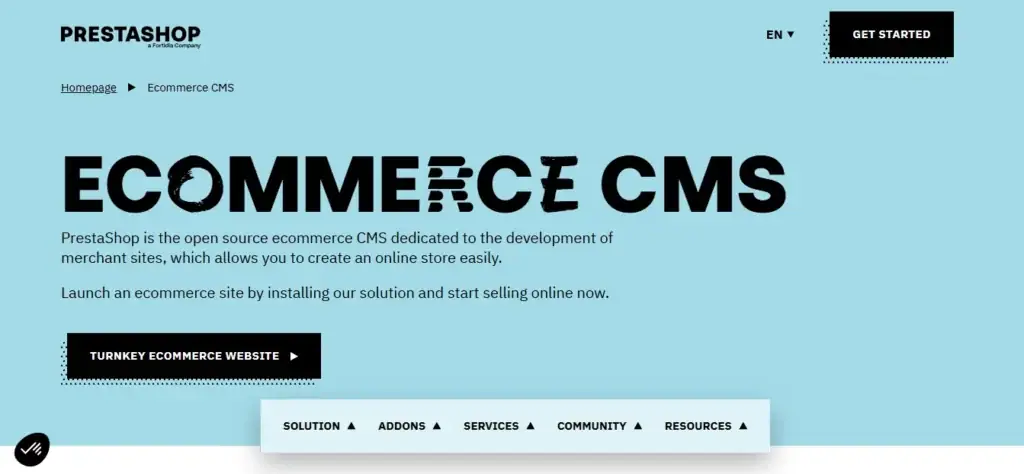 Prestashop CMS