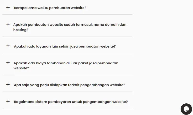 Contoh FAQ