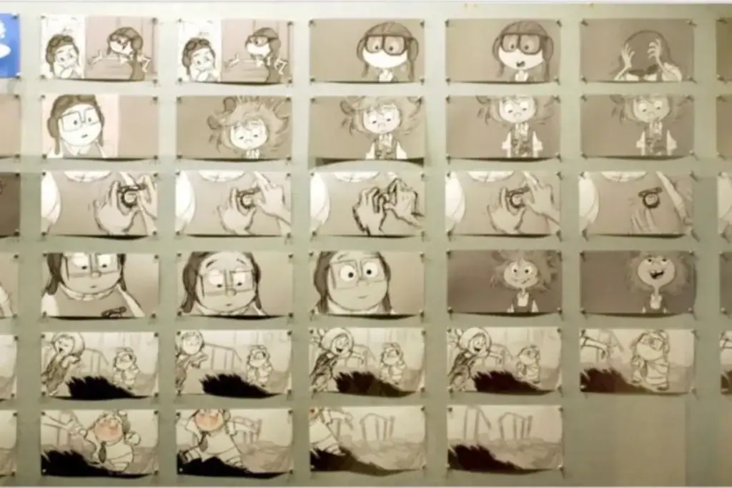 Contoh storyboard film Up