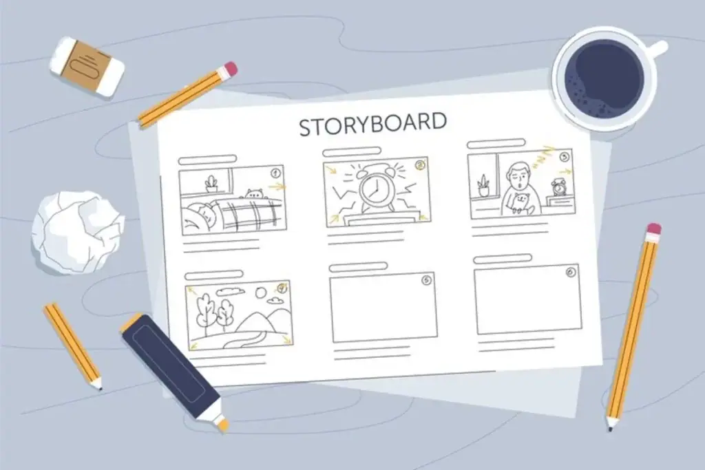 contoh template storyboard