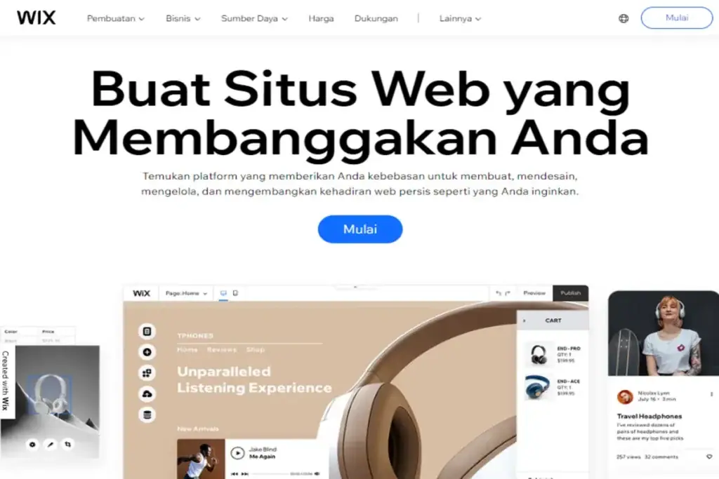 Platform Website Builder Wix