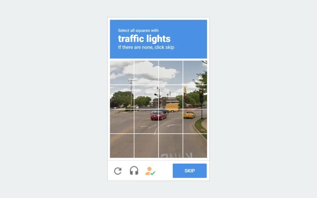 Recaptcha berbasis gambar