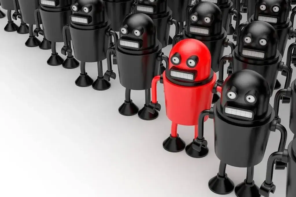 ilustrasi malicious bot yang berbahaya