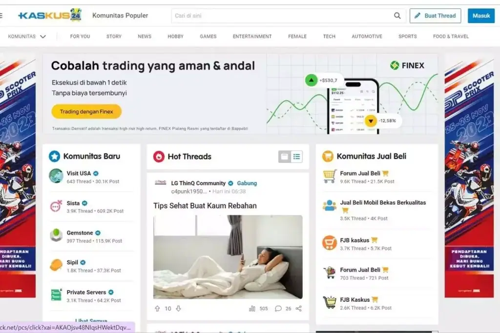 contoh tampilan iklan baris kaskus