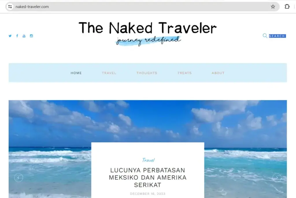 contoh blog pribadi wordpress