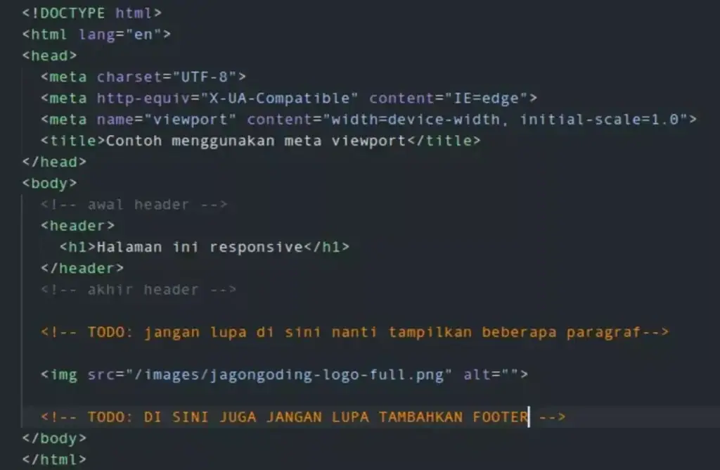 markup language html