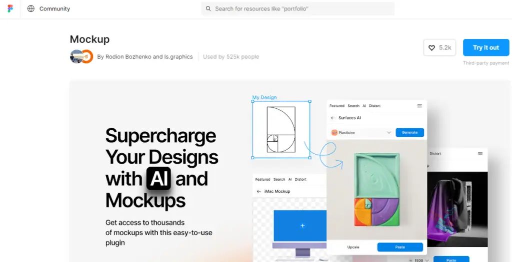 gambar halaman mock up page figma