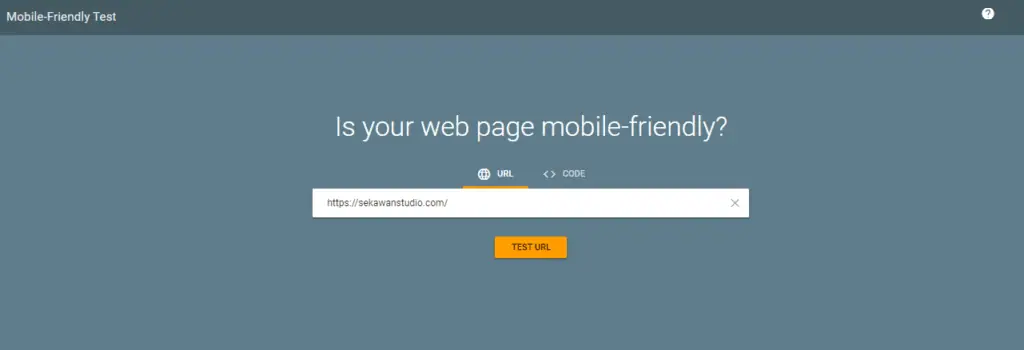 cara mobile friendly test
