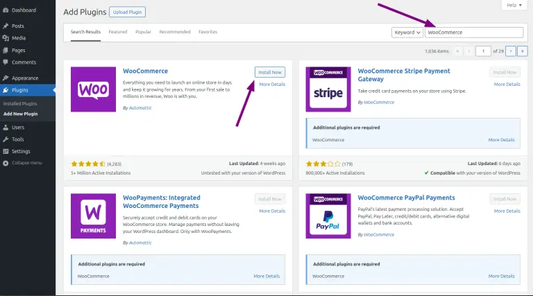 langkah-langkah pembuatan website toko online dengan WooCommerce