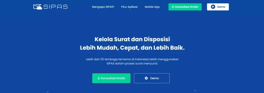 screenshot website sipas.id