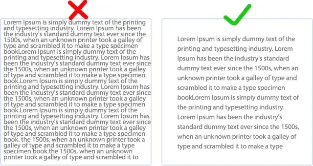 contoh white space untuk mengatur jarak teks