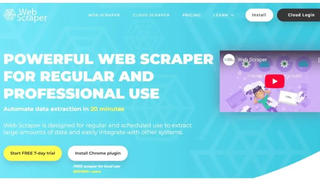 web scraper web scraping tools